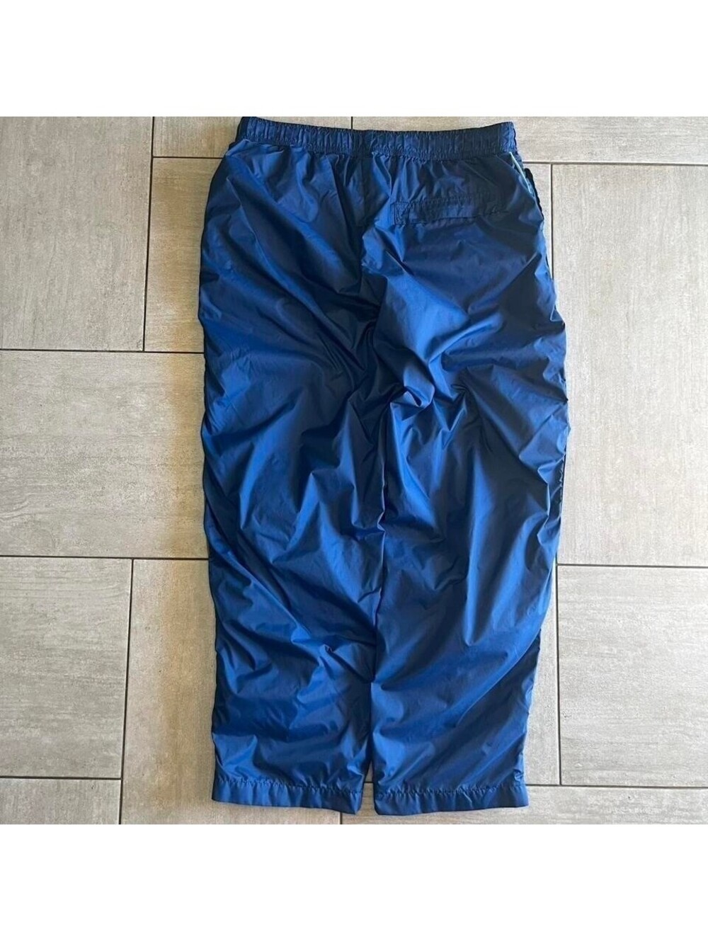 Roundtree & Yorke Sport Mens Blue Nylon Windbreaker Track Pants Size 32x29